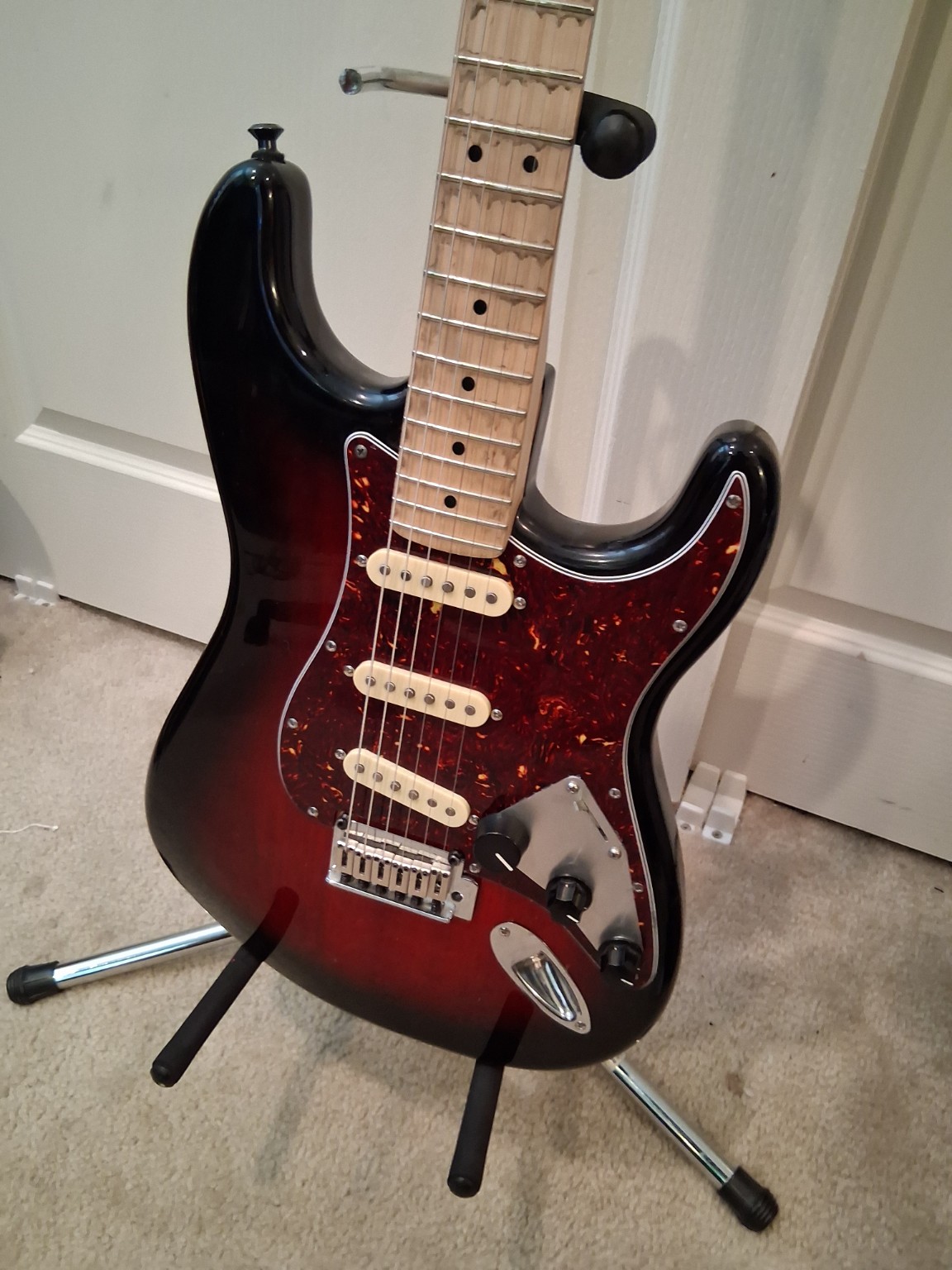 Customized Squier Standard Stratocaster body