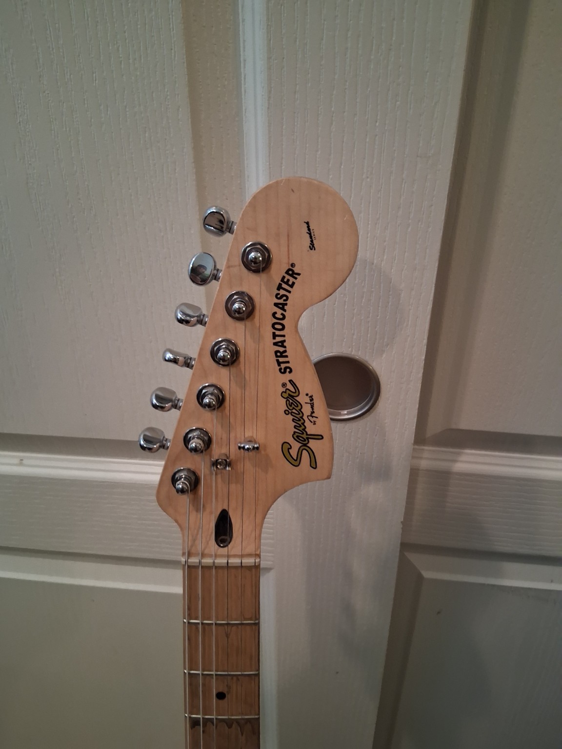 Squier Standard Stratocaster headstock